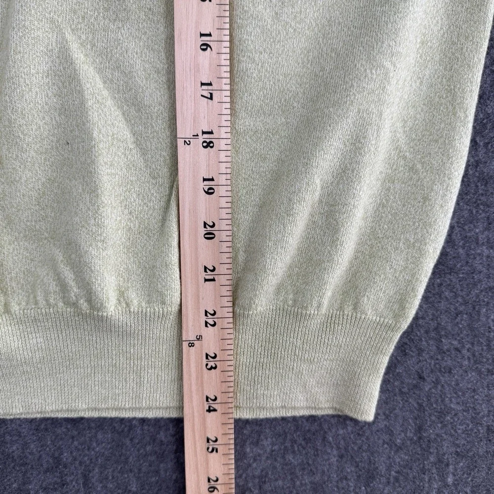 The Doonbeg Collection Men's XL Wool Cotton Golf Sweater Vest V-Neck Made Italy